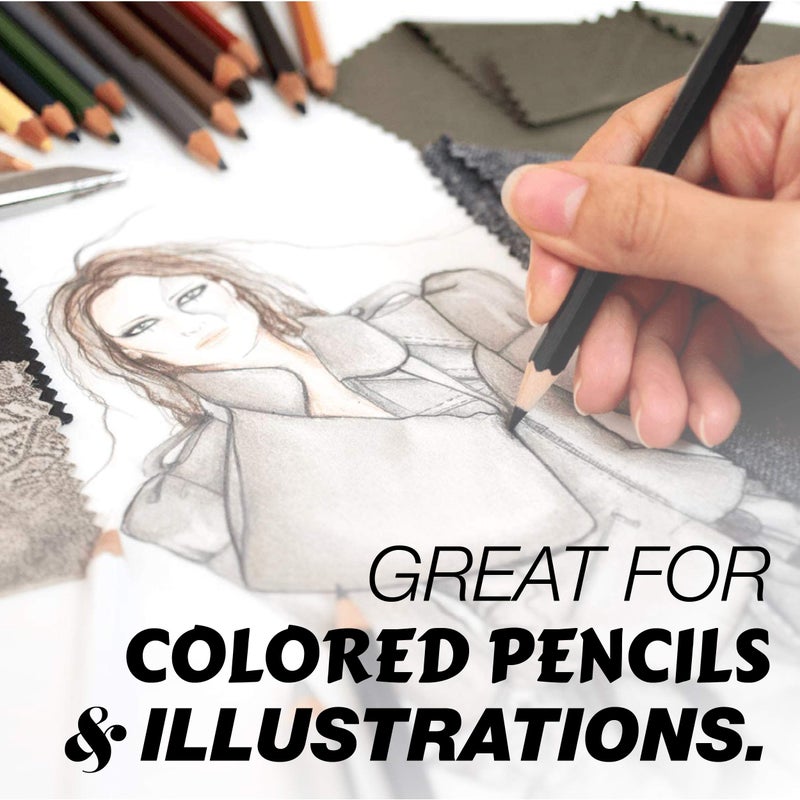 Springhill White 11â€ x 17â€ Cardstock Paper, 67lb Vellum Bristol, 147gsm, 250 Sheets (1 Ream) â€“ Premium Lightweight Cardstock, Vellum Printer Paper with Textured Finish â€“ 016004R - Image 4